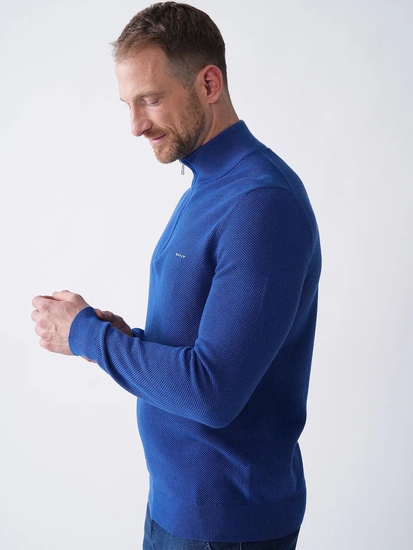 GANT | Troyer Pullover | blau