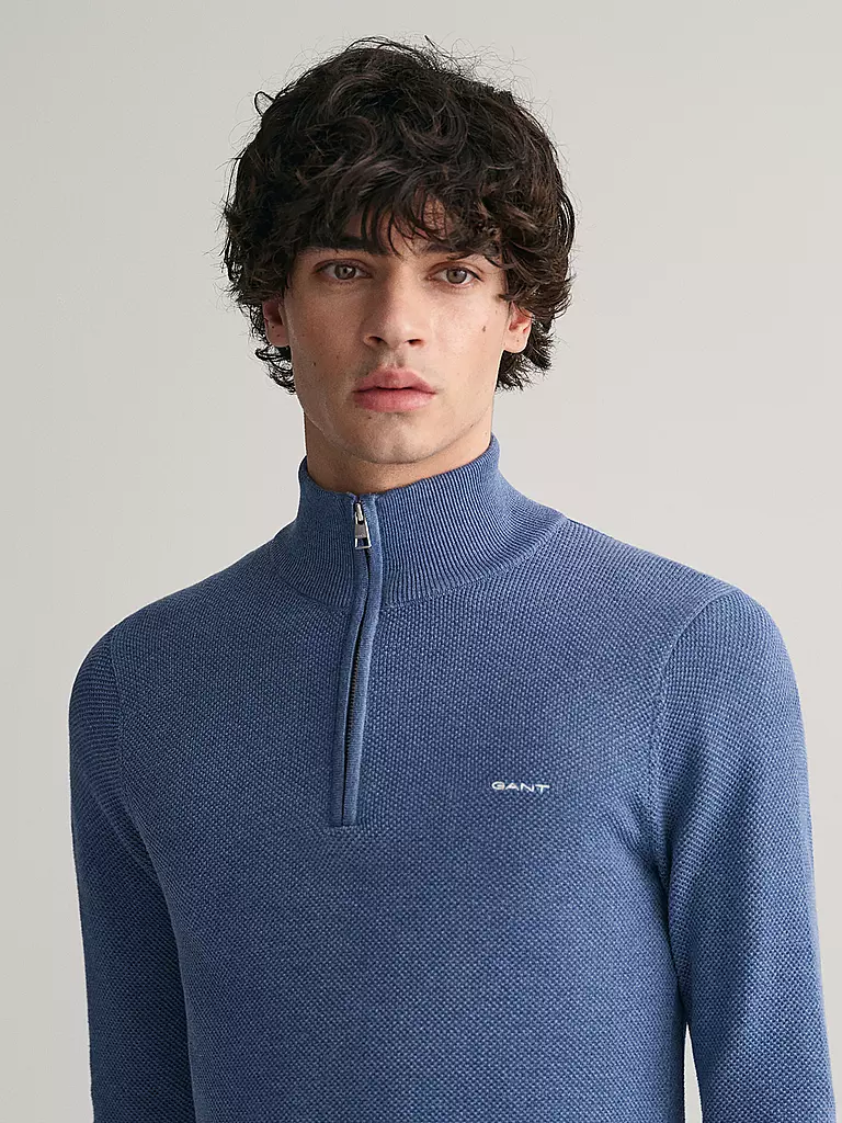 GANT | Troyer Pullover | blau