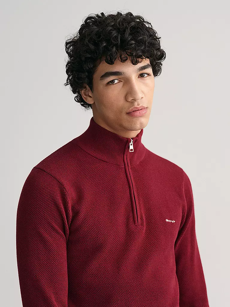 GANT | Troyer Pullover | dunkelblau