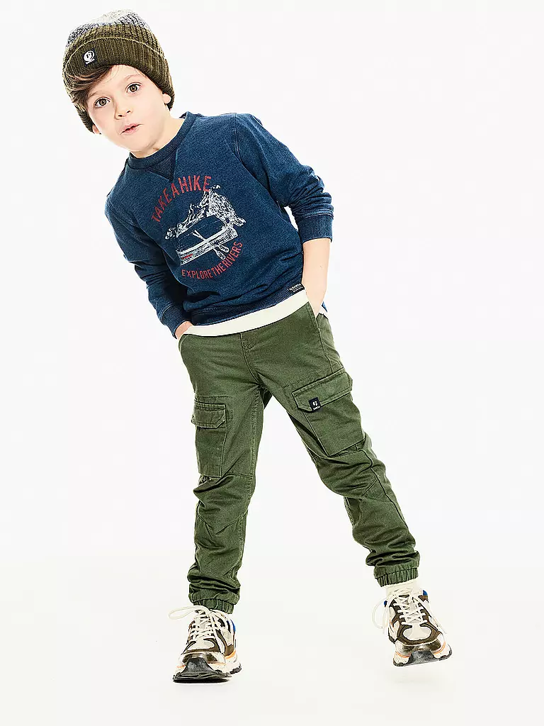 GARCIA | Jungen Cargohose  | olive