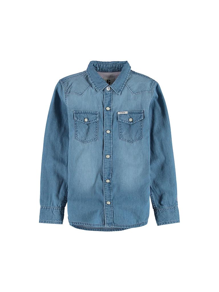 GARCIA | Jungen Hemd | blau