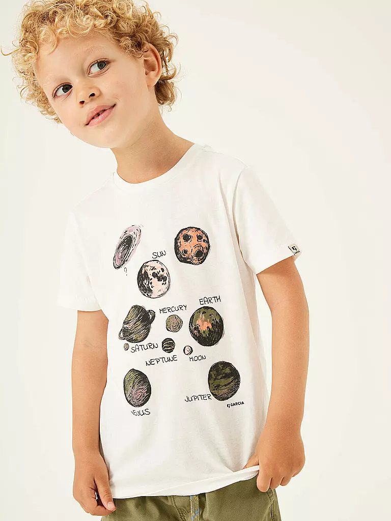 GARCIA | Jungen T-Shirt | weiss