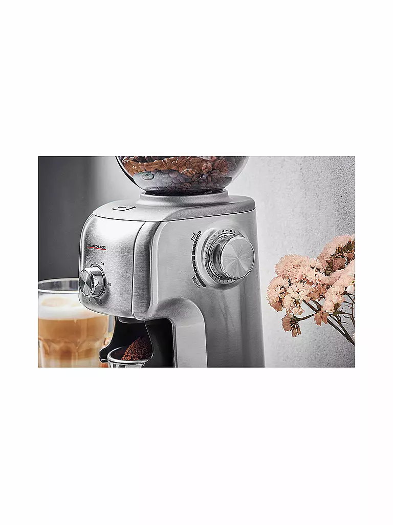 GASTROBACK | Design Kaffeemühle Advanced Plus 42642 | silber