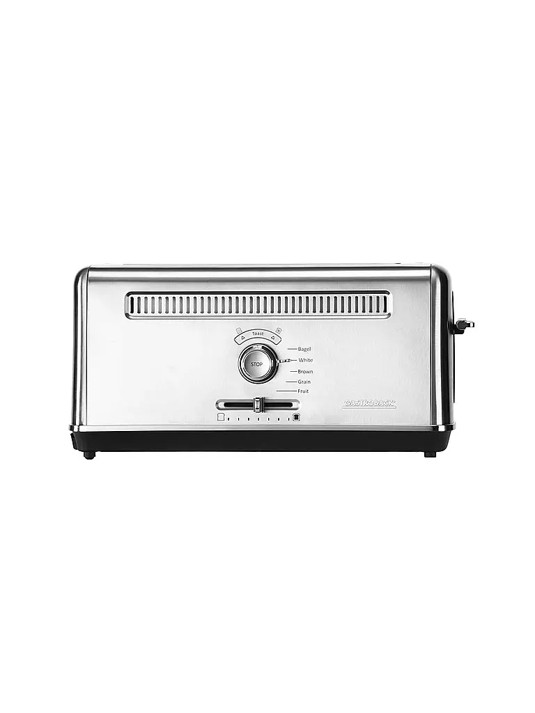 GASTROBACK | Design Toaster Advanced 4S Edelstahl 42394 | silber