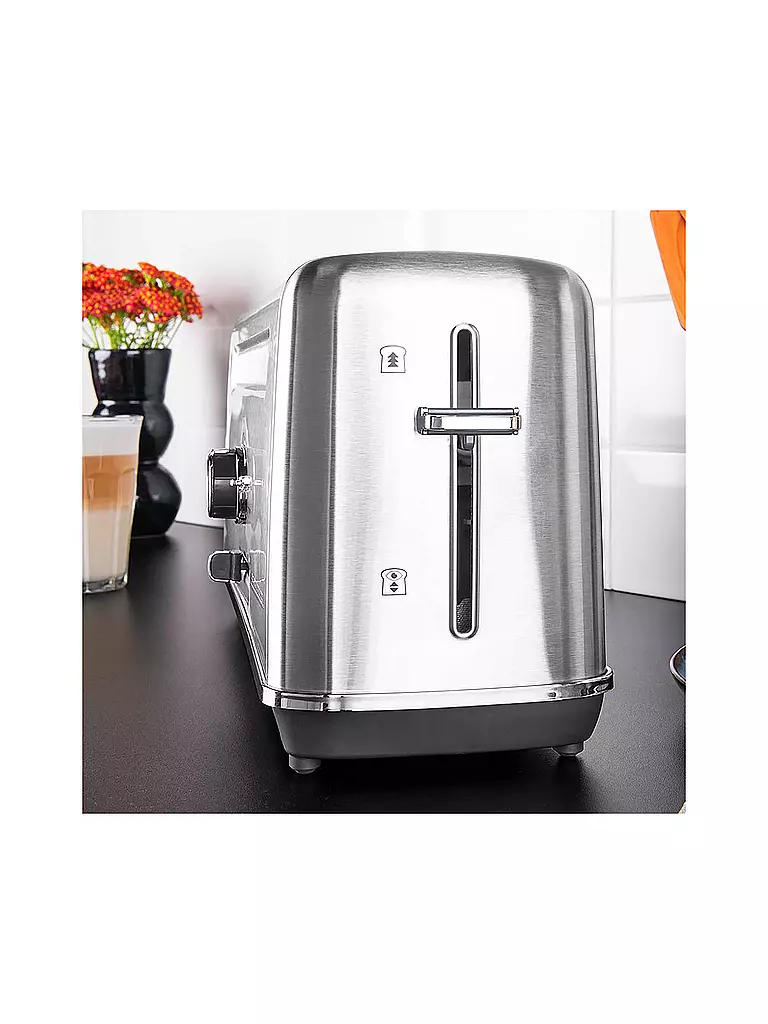 GASTROBACK | Design Toaster Advanced 4S Edelstahl 42394 | silber