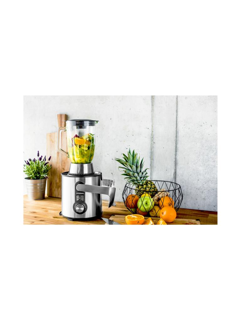 GASTROBACK | Standmixer - Design Multi Juicer mit Zubehör 4 in 1 40152 | silber