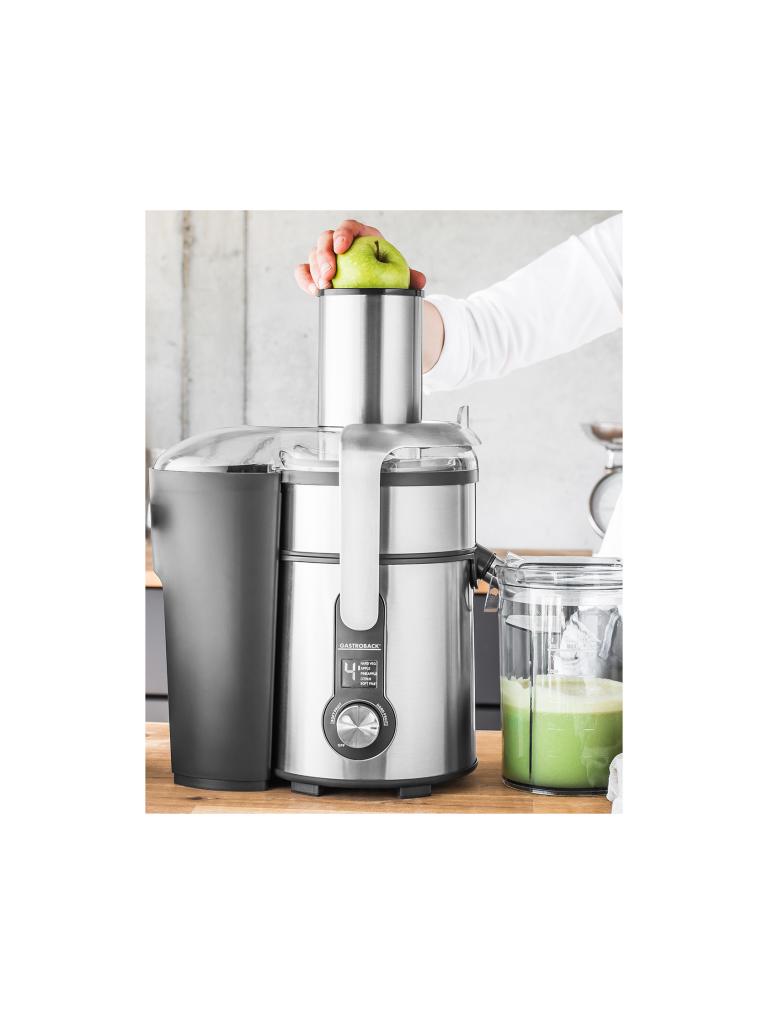 GASTROBACK Standmixer Design Multi Juicer mit Zubehör 4 in 1 40152 silber