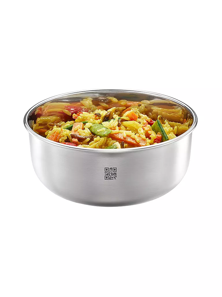 GEFU | Frischhaltedose 1l PROVIDO Edelstahl / Schwarz | silber