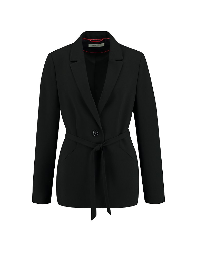 GERRY WEBER Blazer mit Gürtel schwarz | 44
