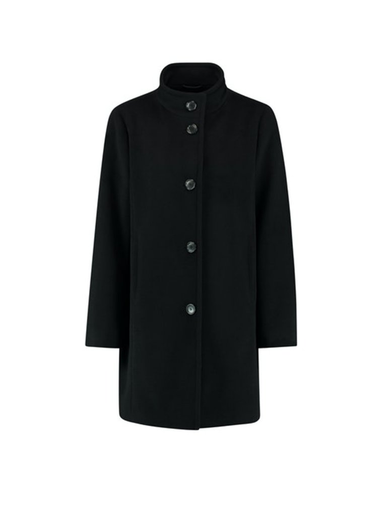 GERRY WEBER Wollmantel schwarz | 38