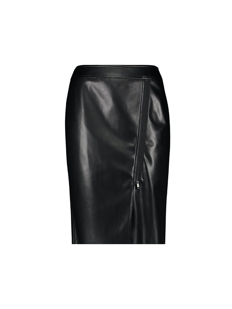 GERRY WEBER Rock in Lederoptik schwarz | 38