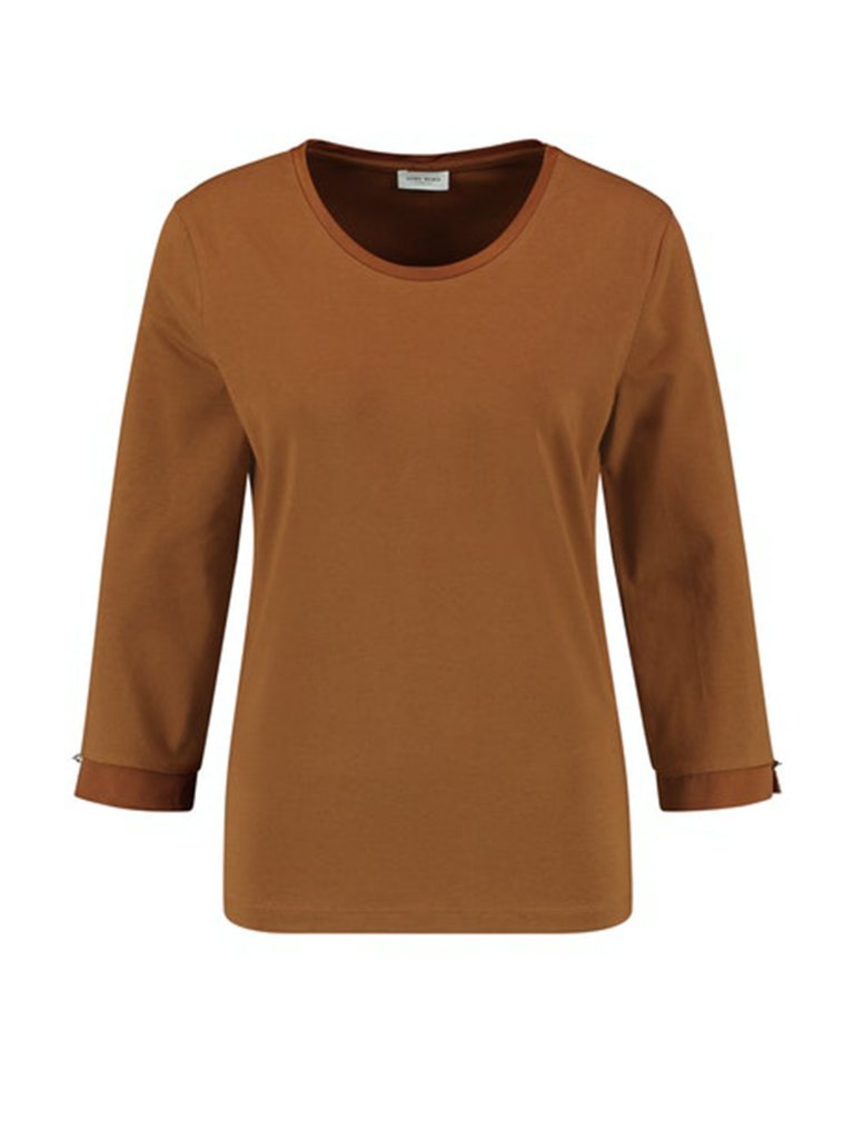 GERRY WEBER T Shirt braun | 42