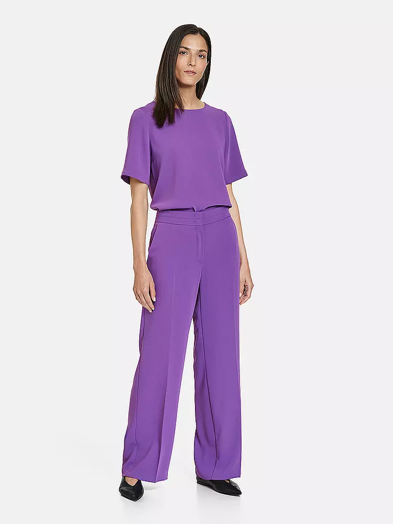 GERRY WEBER | Businesshose  | lila