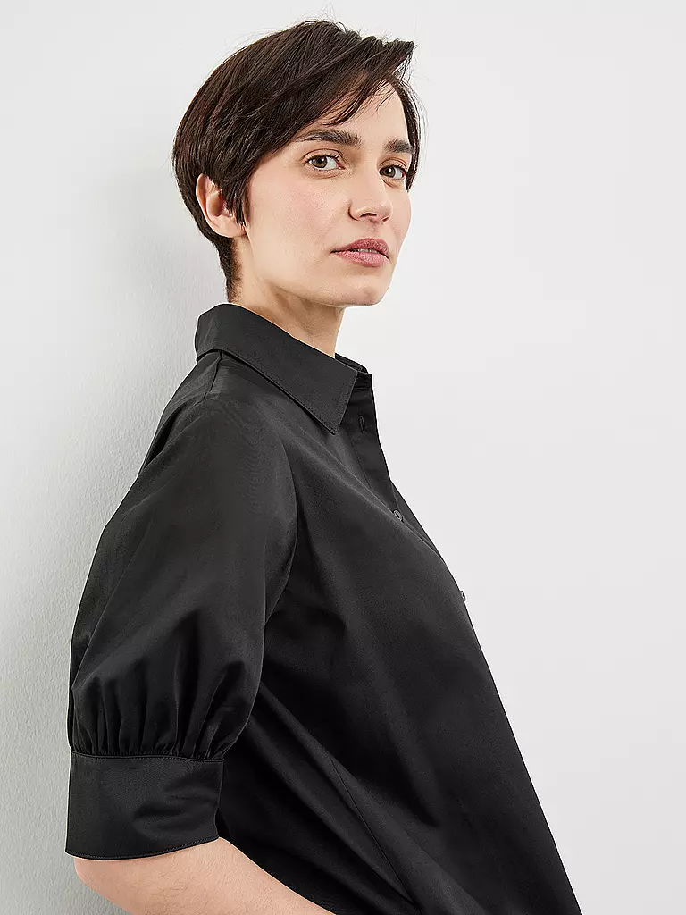 GERRY WEBER | Hemdblusenkleid | schwarz