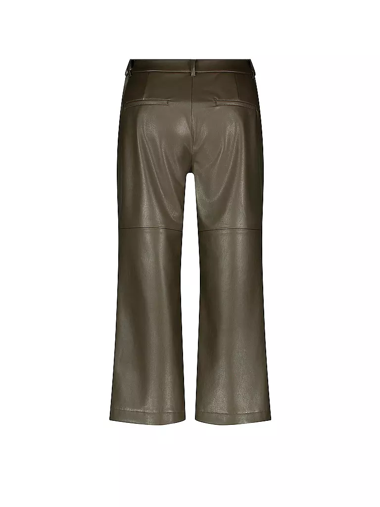 GERRY WEBER | Hose in Lederoptik | braun