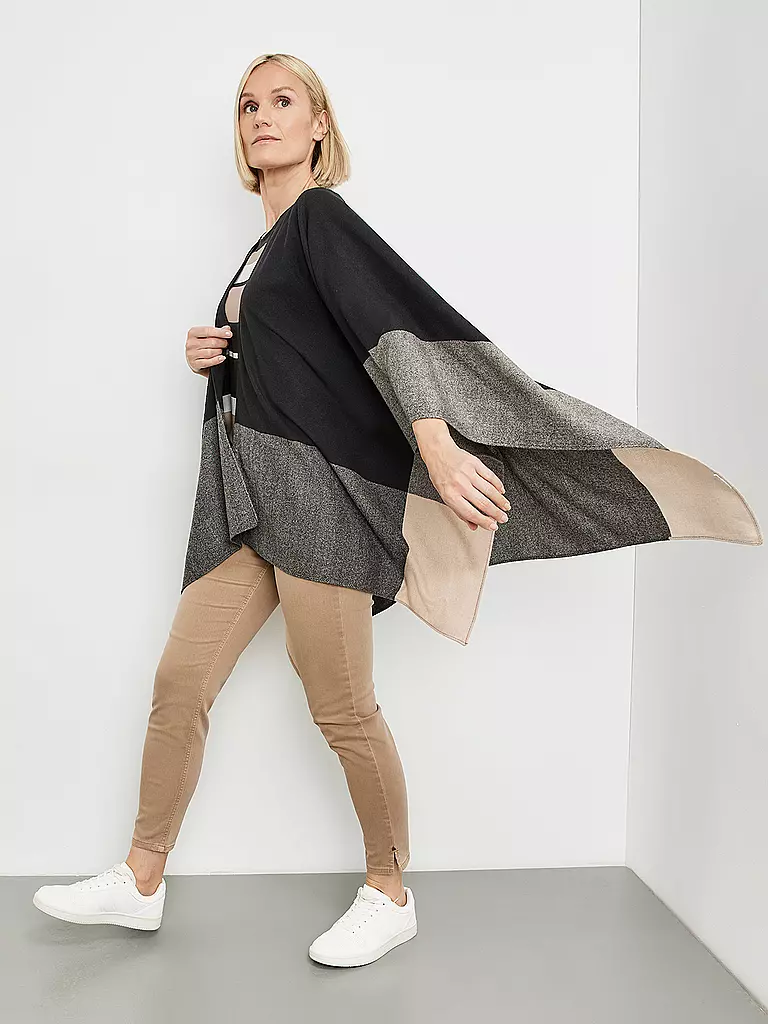 GERRY WEBER | Poncho - Cape | schwarz