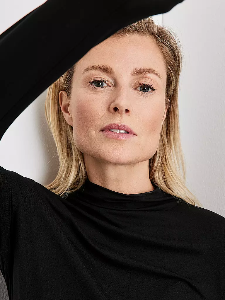 GERRY WEBER | Rollkragenshirt | schwarz