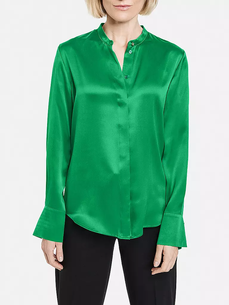 GERRY WEBER | Seidenbluse | grün