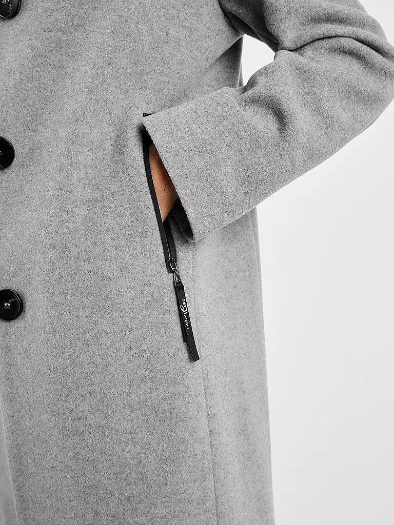 GERRY WEBER | Wollmantel | schwarz