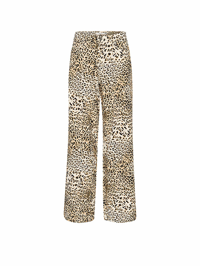 GESTUZ Jeans Wide Leg LEONIA hellbraun | 36