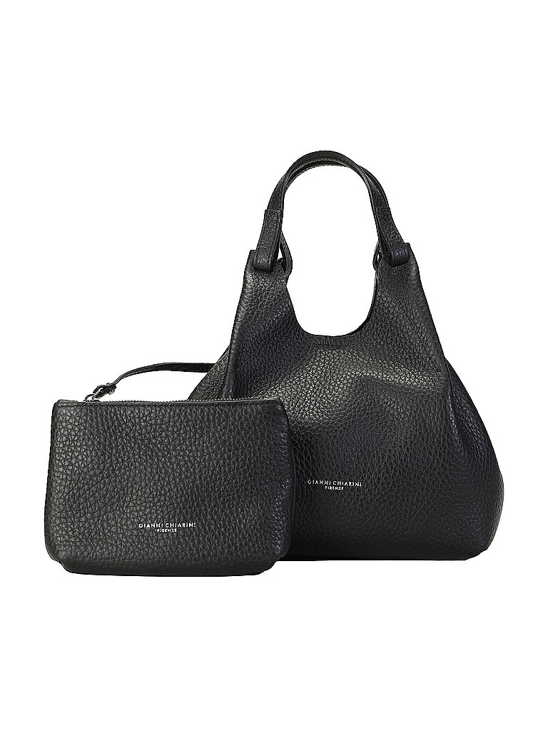 GIANNI CHIARINI Ledertasche - Hobo Bag DUA  schwarz