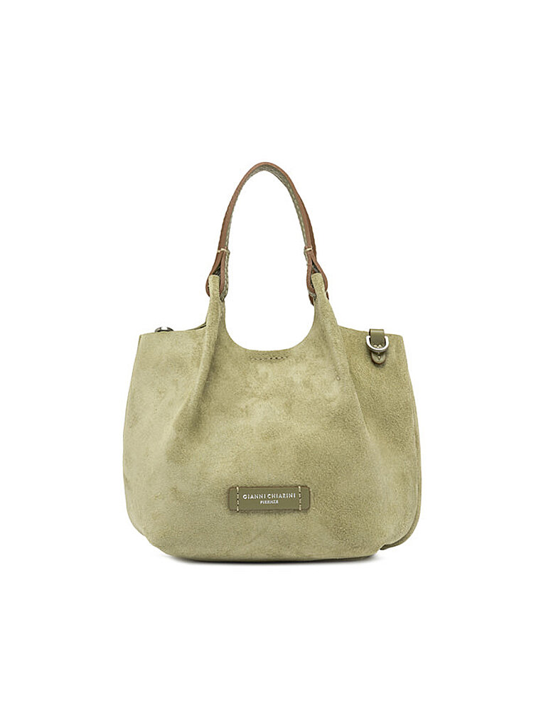 Gianni Chiarini Damen Grün Ledertasche - Hobo Bag Dua Eg