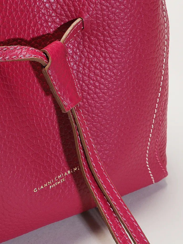 GIANNI CHIARINI | Ledertasche - Bucket Bag SIENNA | Pink
