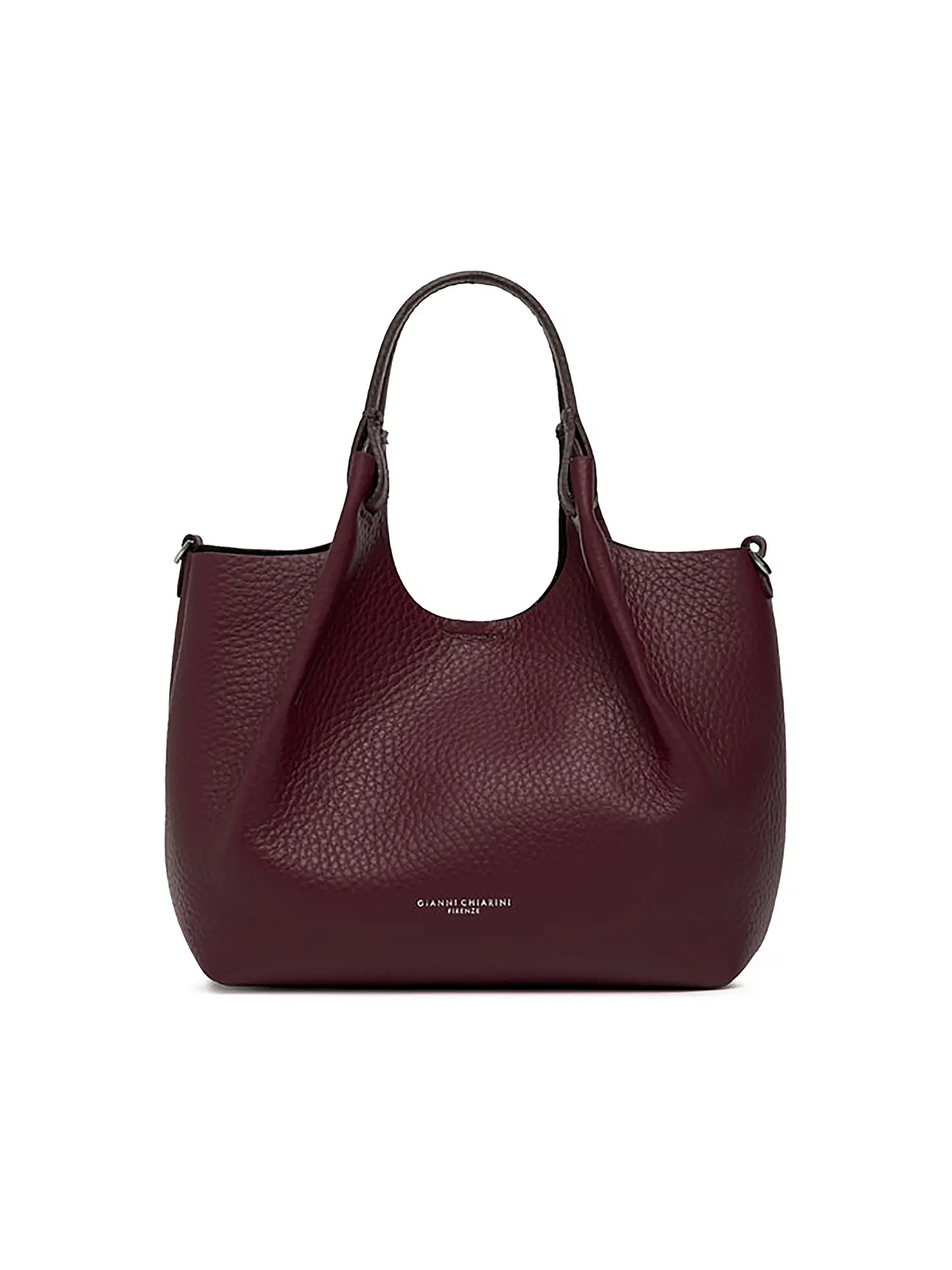 GIANNI CHIARINI | Ledertasche - Hobo Bag DUA  | dunkelrot