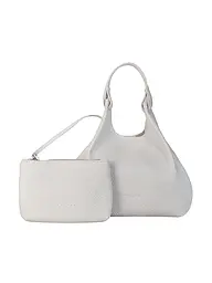 GIANNI CHIARINI | Ledertasche - Hobo Bag DUA  | Weiss