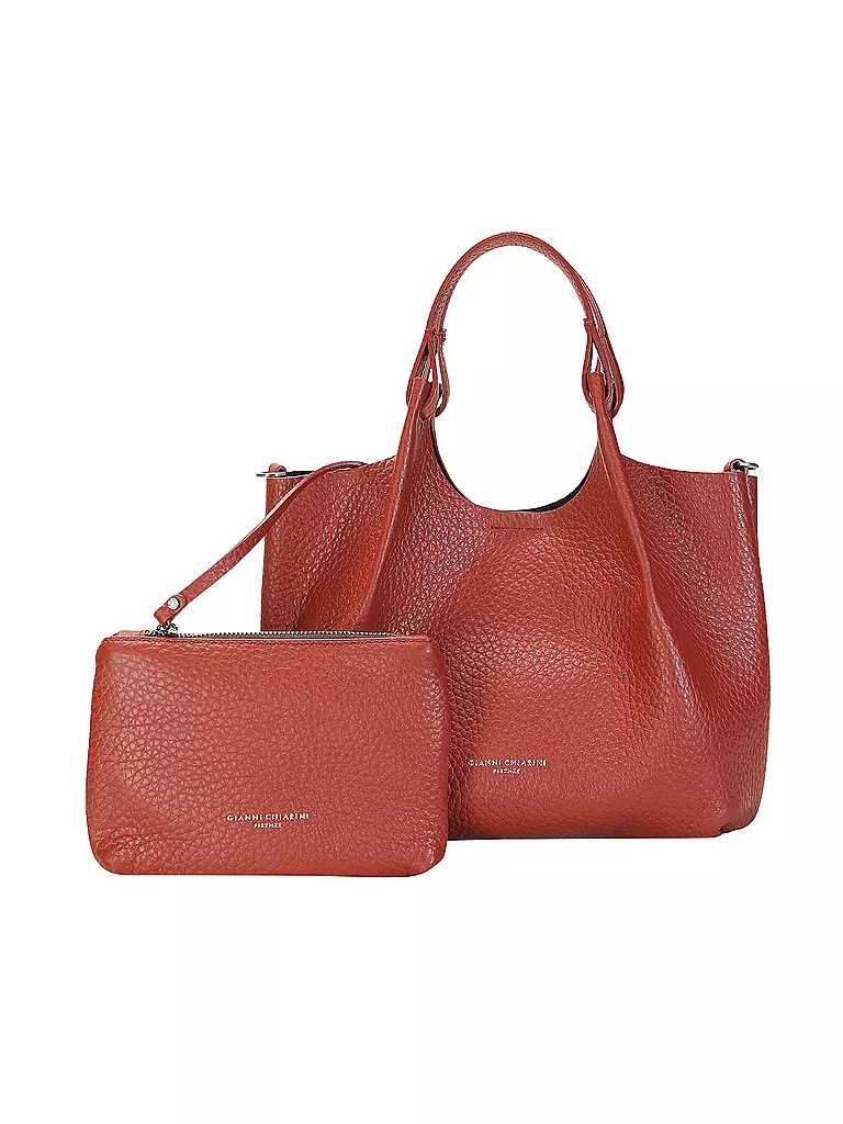 GIANNI CHIARINI | Ledertasche - Hobo Bag DUA  | dunkelrot