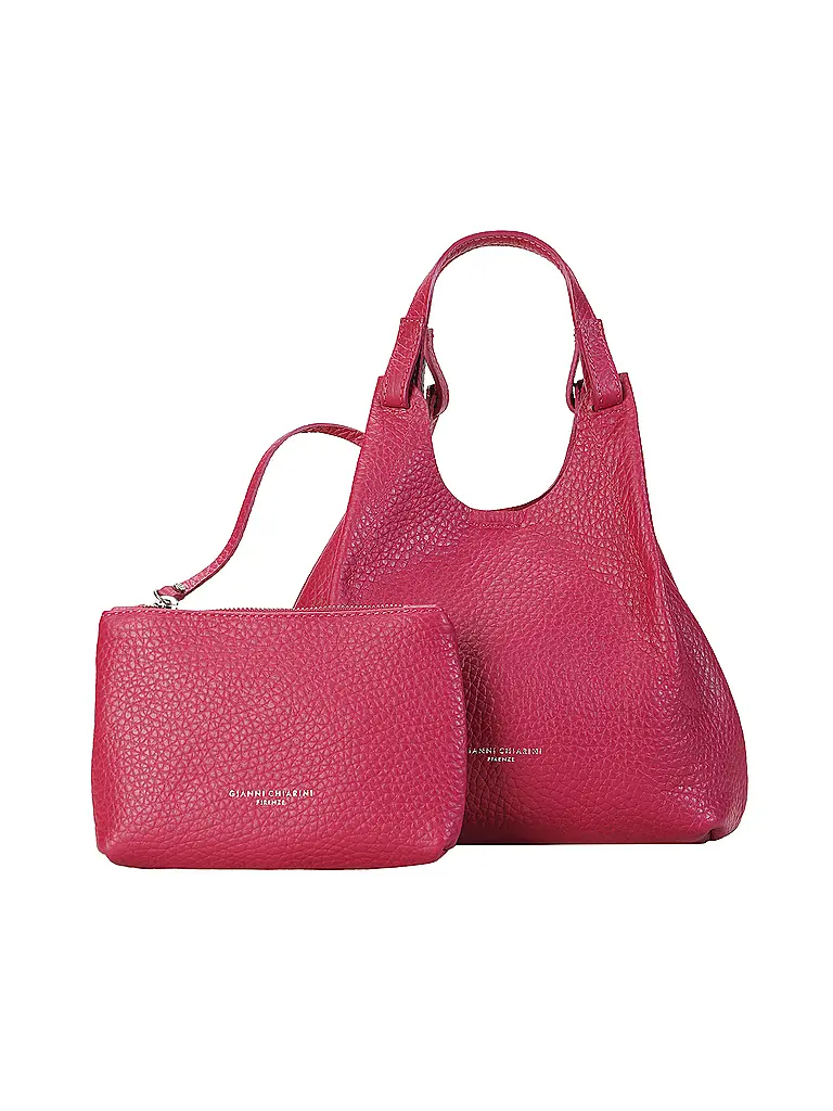 GIANNI CHIARINI | Ledertasche - Hobo Bag DUA  | Pink