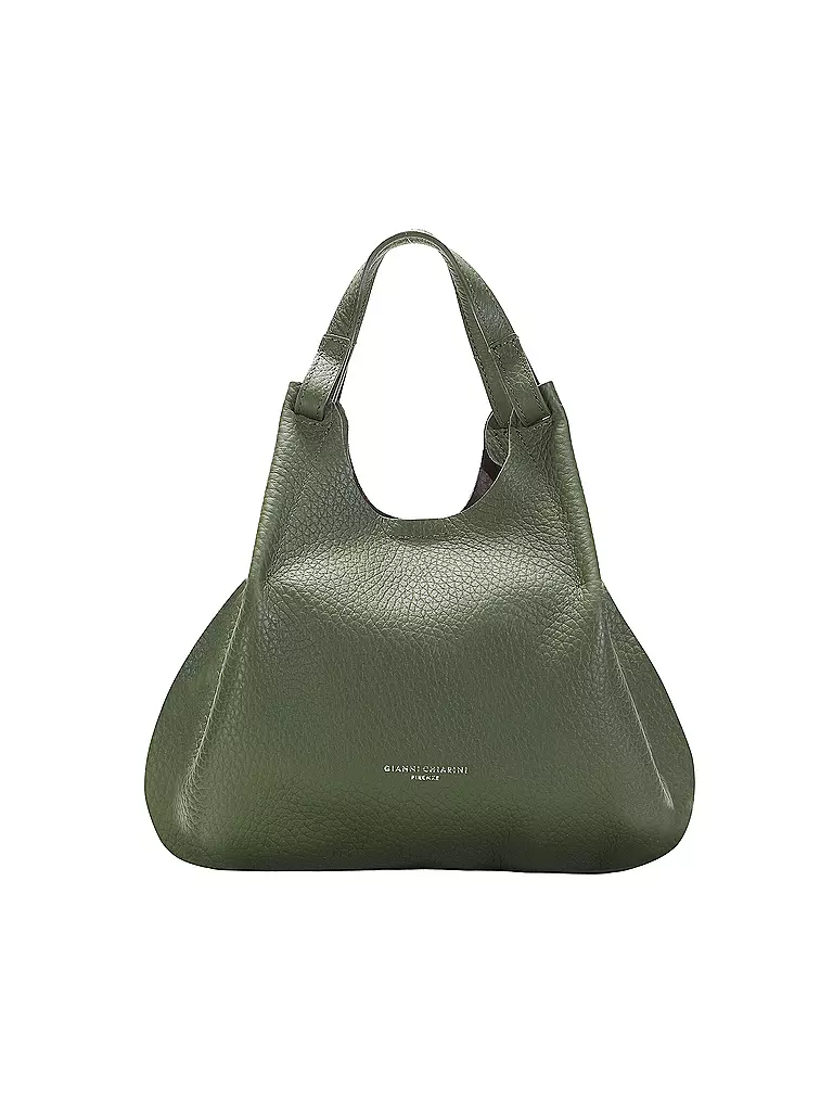 GIANNI CHIARINI | Ledertasche - Hobo Bag DUA  | olive