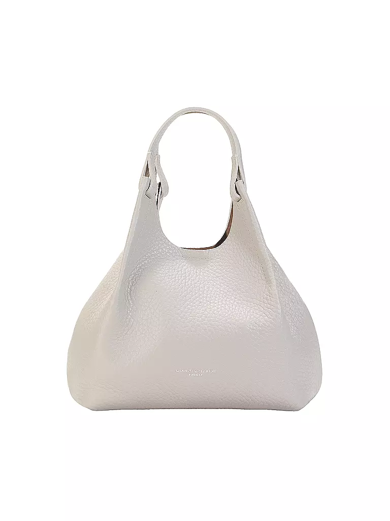 GIANNI CHIARINI | Ledertasche - Hobo Bag DUA  | hellgrau