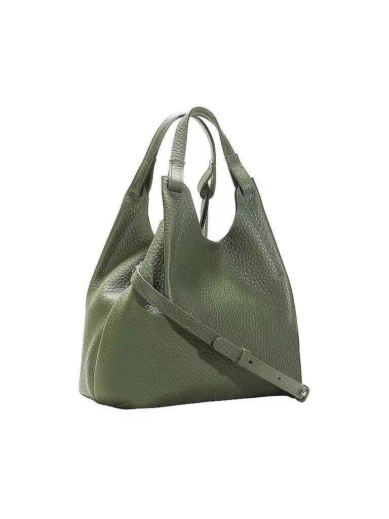 GIANNI CHIARINI | Ledertasche - Hobo Bag DUA  | olive