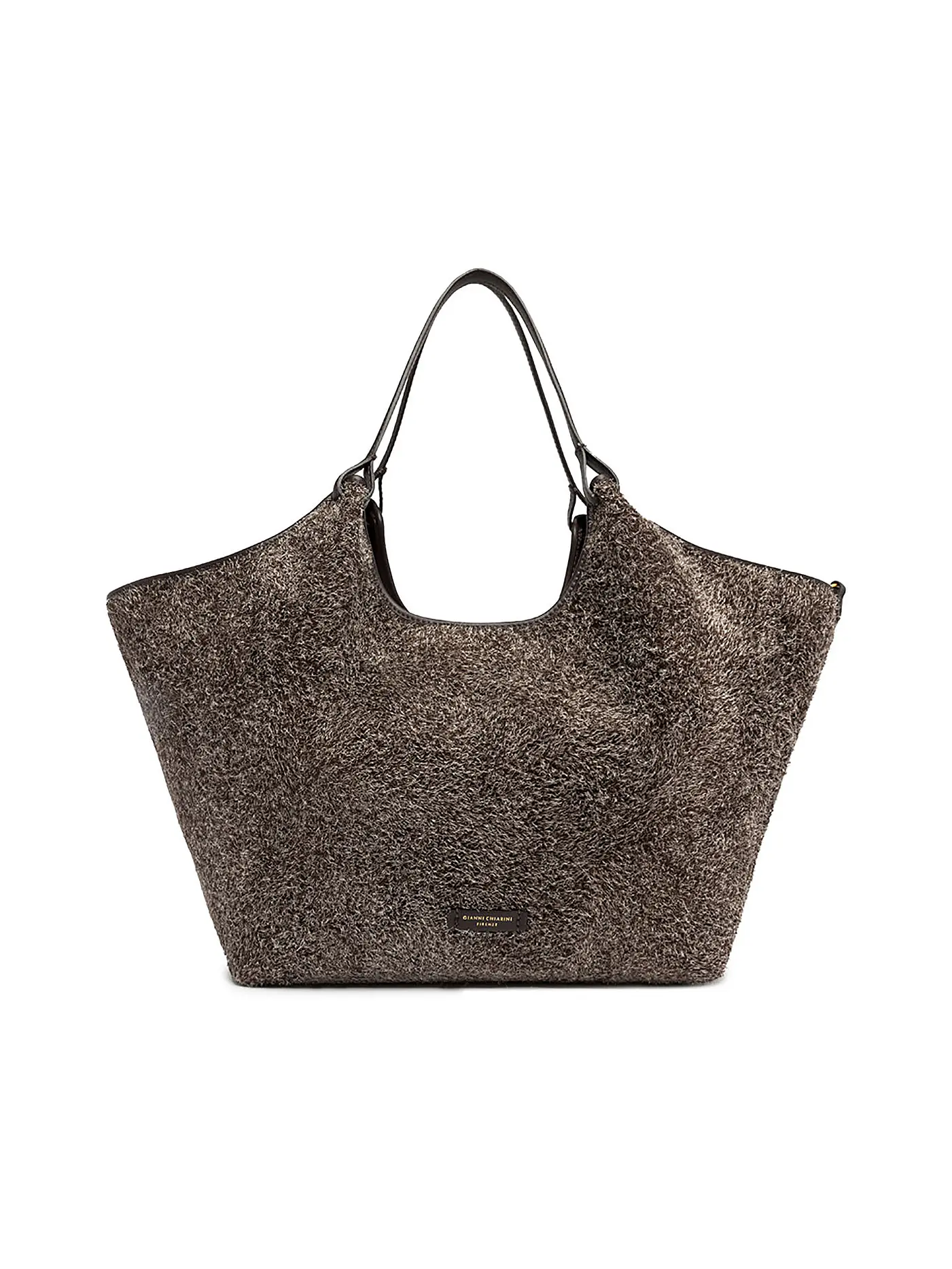 GIANNI CHIARINI | Ledertasche - Hobo Bag DUA  | braun