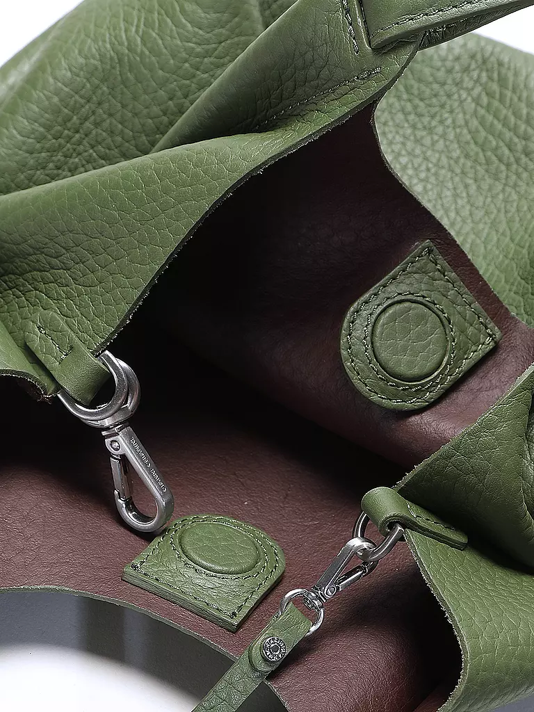 GIANNI CHIARINI | Ledertasche - Hobo Bag DUA  | olive