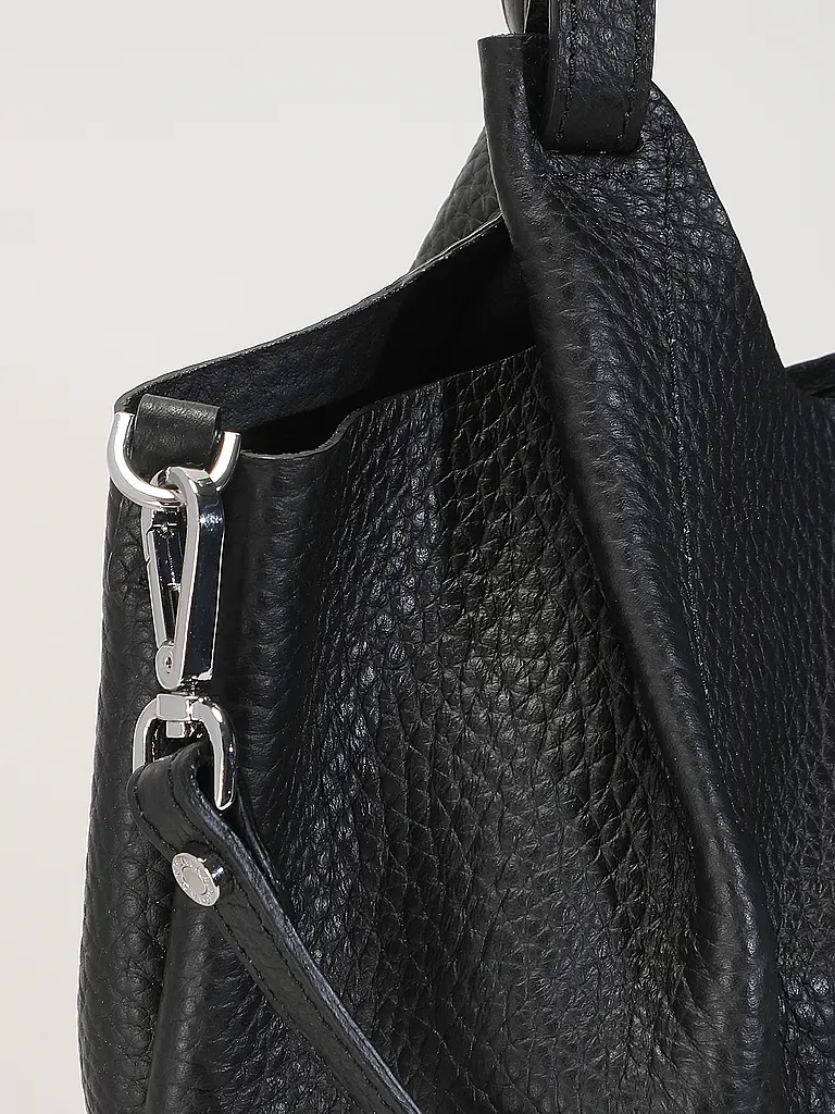 GIANNI CHIARINI | Ledertasche - Hobo Bag DUA  | Schwarz