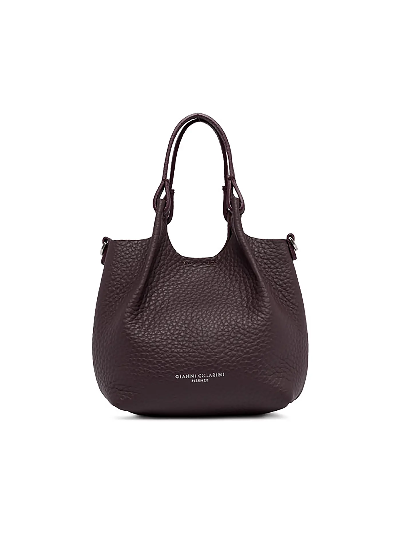 GIANNI CHIARINI | Ledertasche - Hobo Bag DUA Small | beere