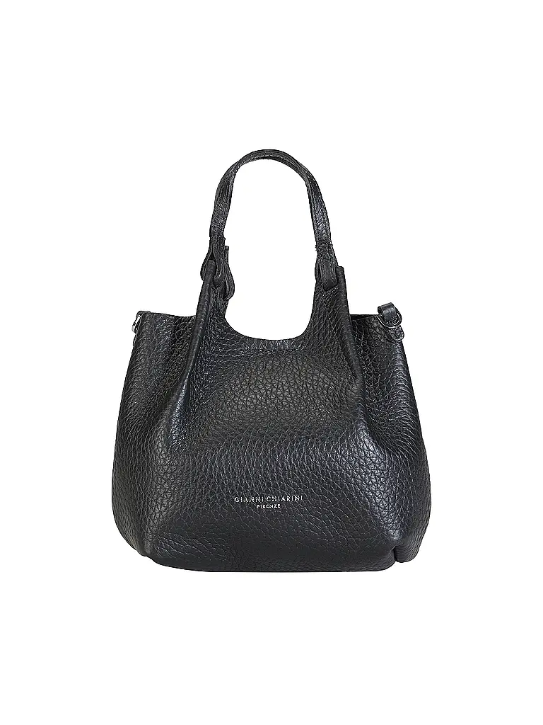 GIANNI CHIARINI | Ledertasche - Hobo Bag DUA Small | Schwarz