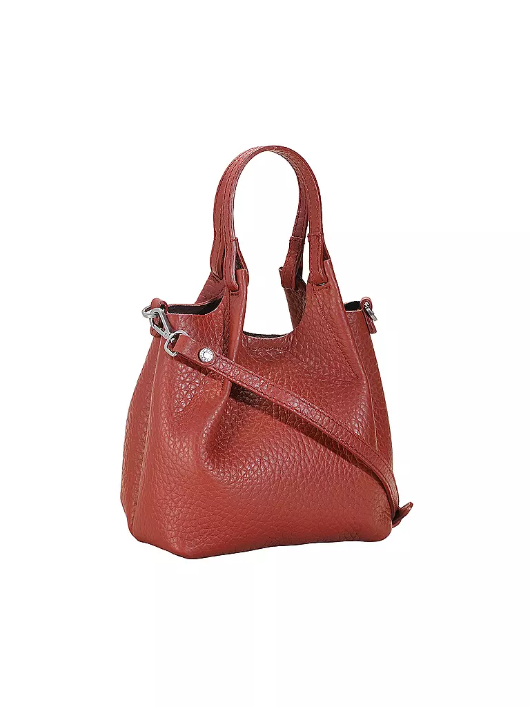 GIANNI CHIARINI | Ledertasche - Hobo Bag DUA Small | dunkelrot