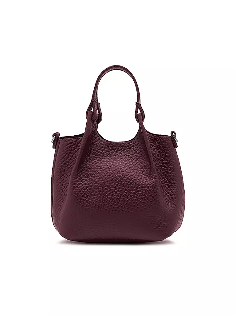 GIANNI CHIARINI | Ledertasche - Hobo Bag DUA Small | dunkelrot