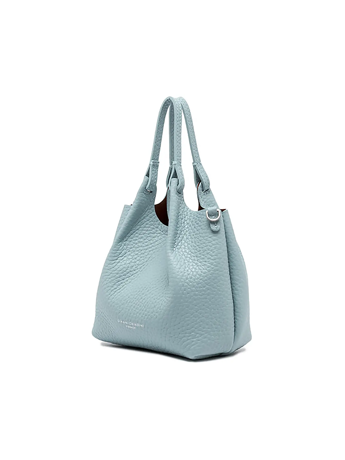 GIANNI CHIARINI | Ledertasche - Hobo Bag DUA Small | hellblau