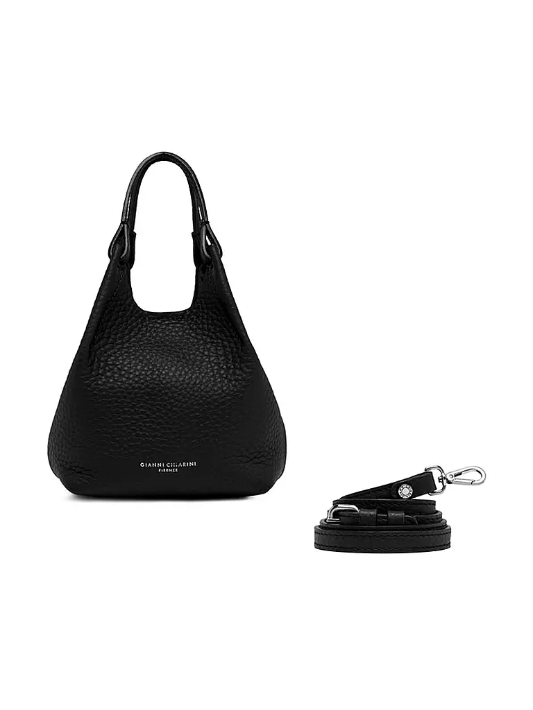 GIANNI CHIARINI | Ledertasche - Hobo Bag DUA Small | gold