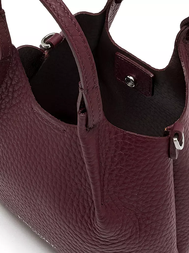 GIANNI CHIARINI | Ledertasche - Hobo Bag DUA Small | dunkelrot