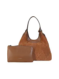 GIANNI CHIARINI | Ledertasche - Hobo Bag DUA | Camel