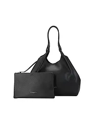 GIANNI CHIARINI | Ledertasche - Hobo Bag DUA | Schwarz