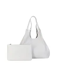 GIANNI CHIARINI | Ledertasche - Hobo Bag DUA | Weiss