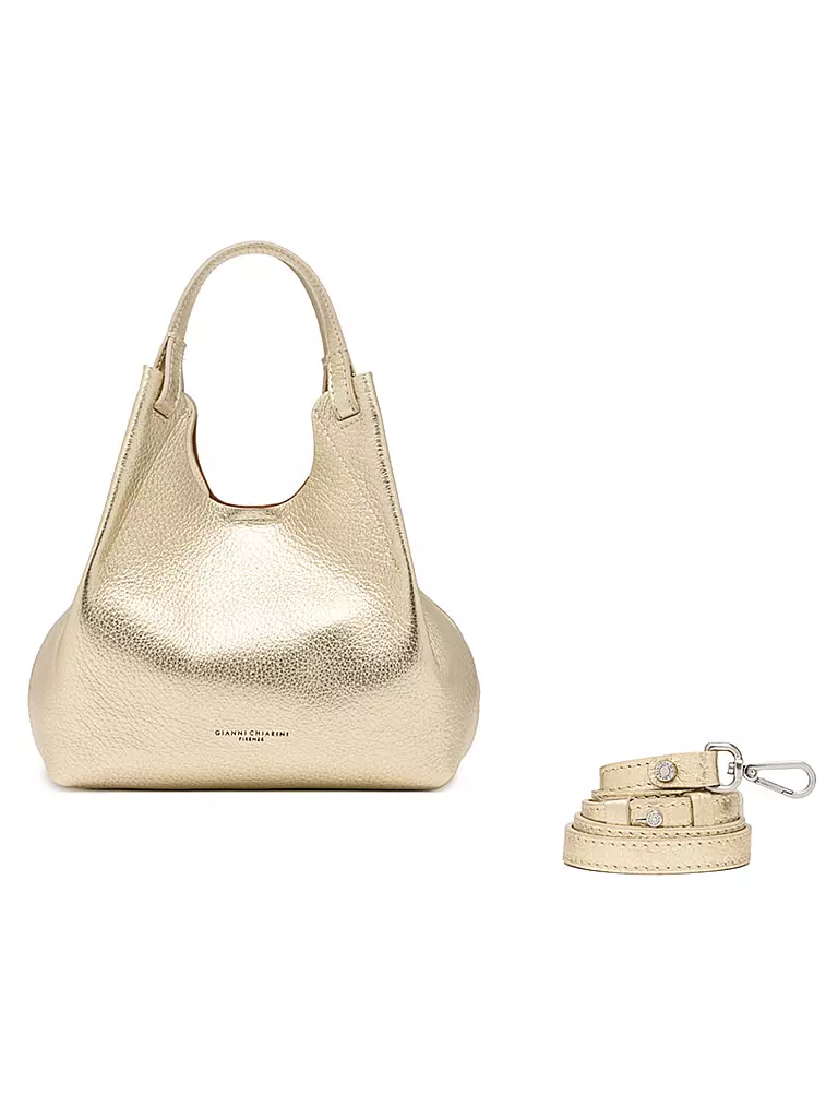 GIANNI CHIARINI | Ledertasche - Hobo Bag DUA | schwarz