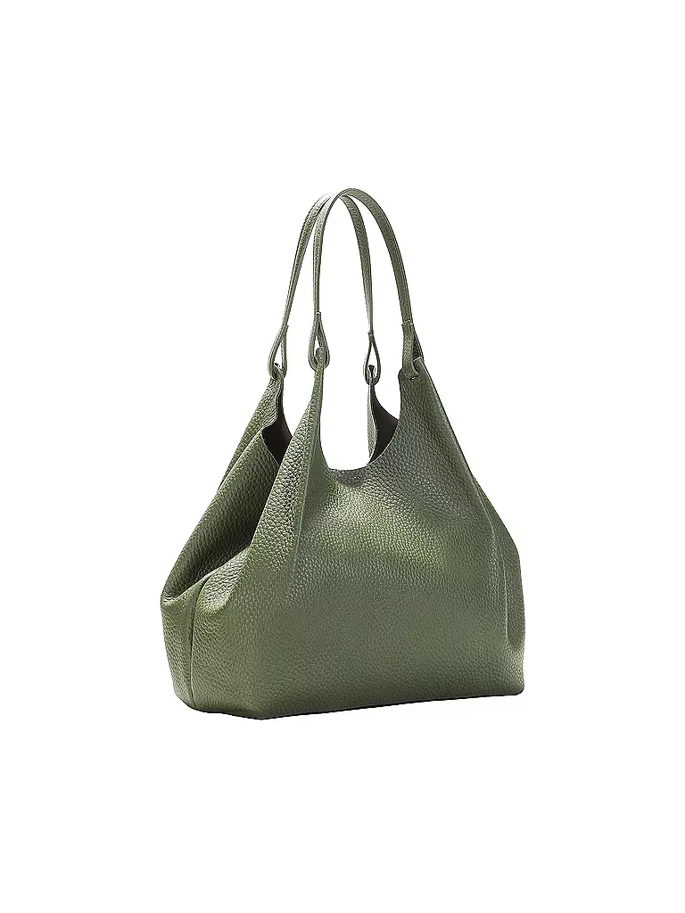 GIANNI CHIARINI | Ledertasche - Hobo Bag DUA | olive