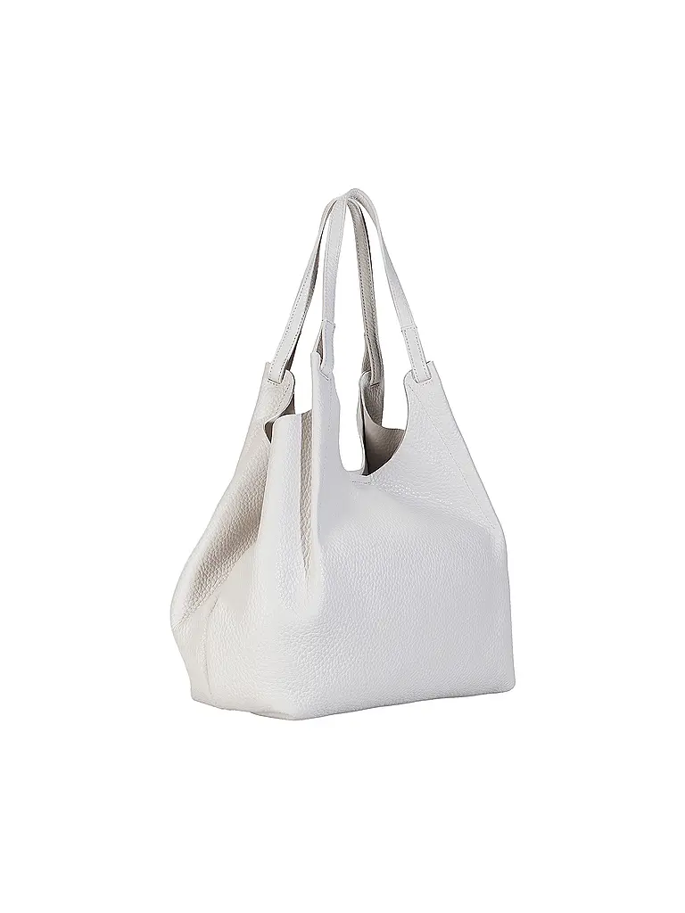 GIANNI CHIARINI | Ledertasche - Hobo Bag DUA | Weiss